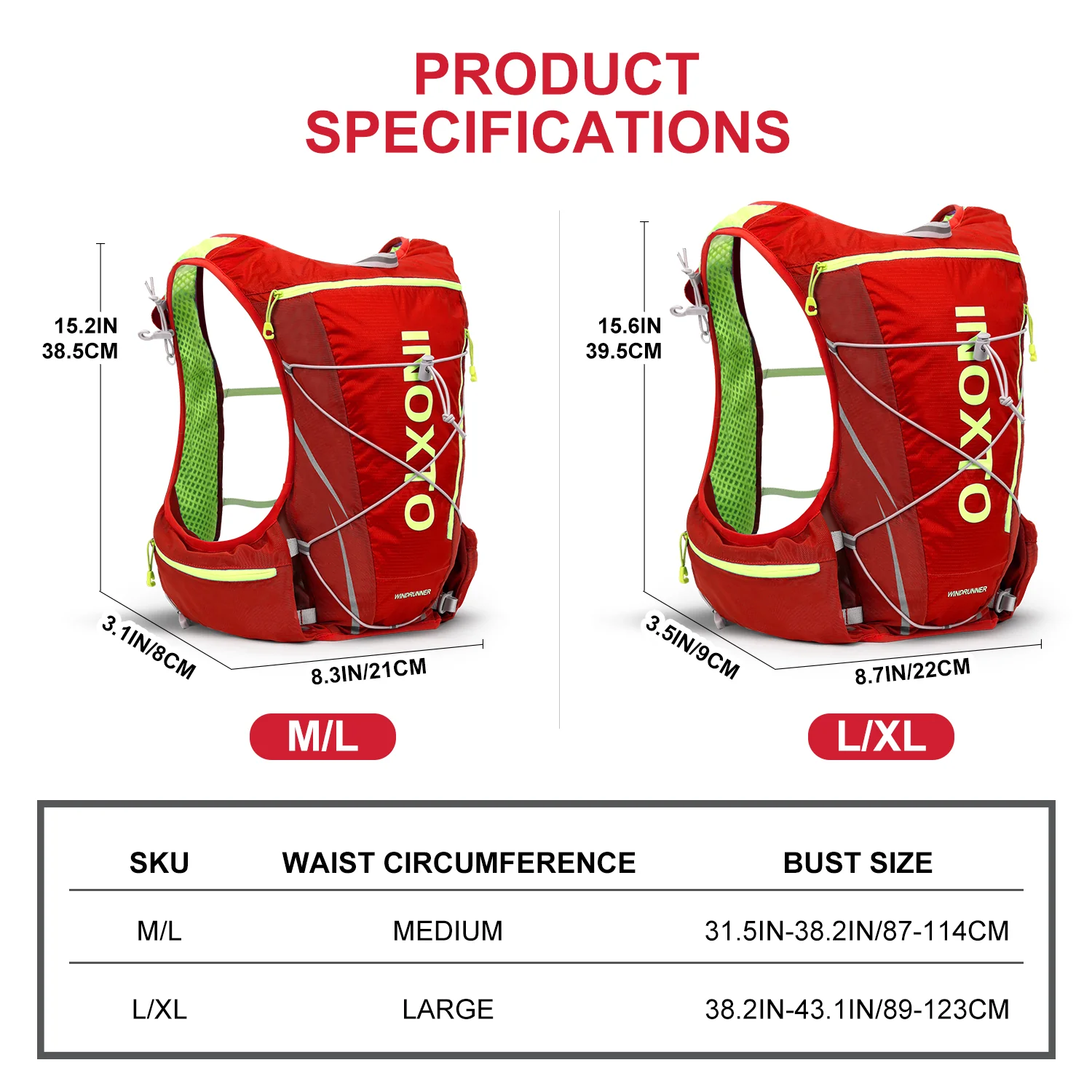 INOXTO  14 Hydration Vest - Image 16