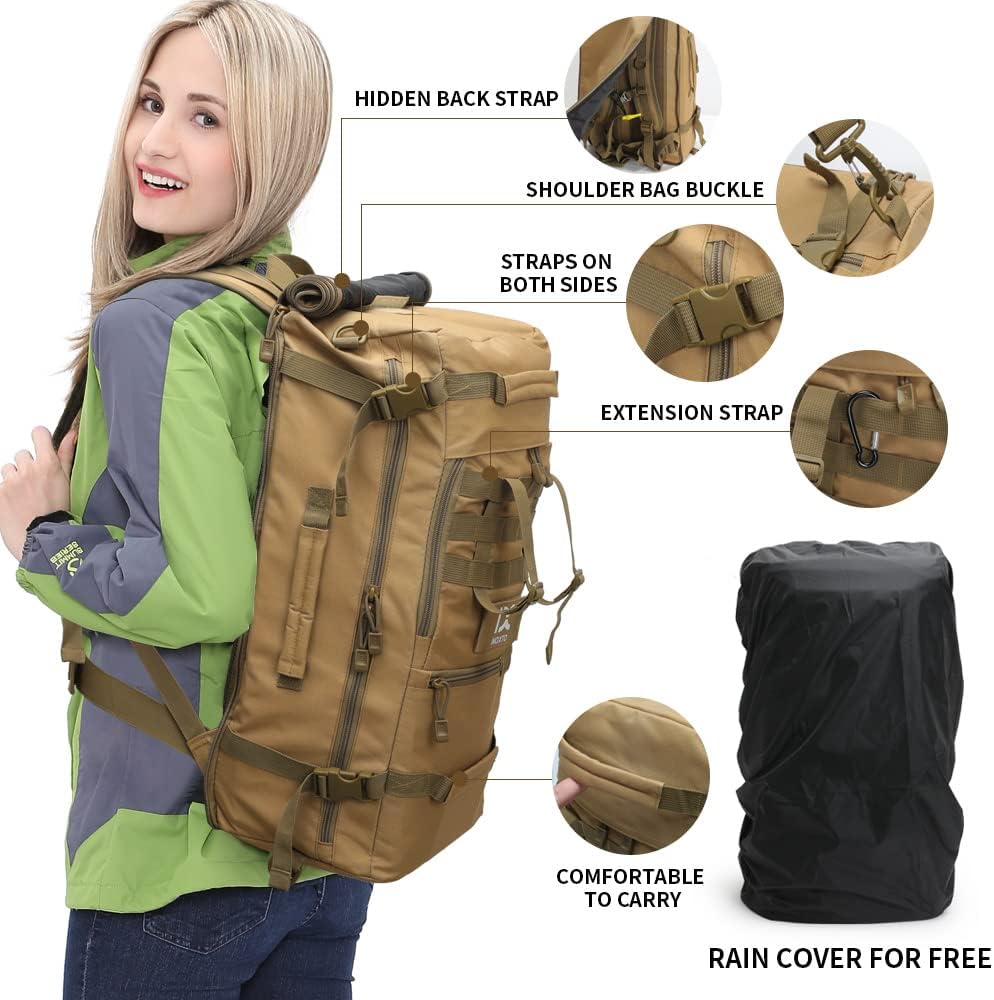 INOXTO 40L Hiking Backpack Lightweight Waterproof Backpack  for Men Women - Image 14