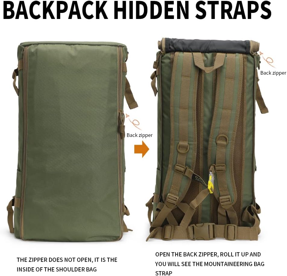 INOXTO 40L Hiking Backpack Lightweight Waterproof Backpack  for Men Women - Image 17