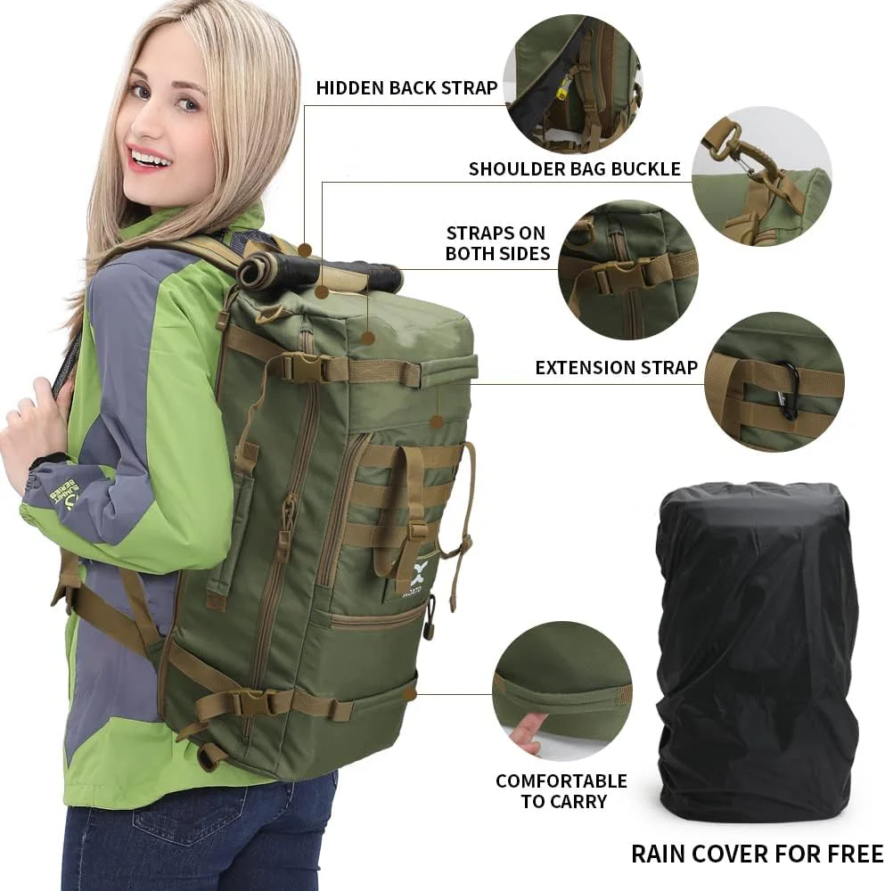 INOXTO 40L Hiking Backpack Lightweight Waterproof Backpack  for Men Women - Image 19
