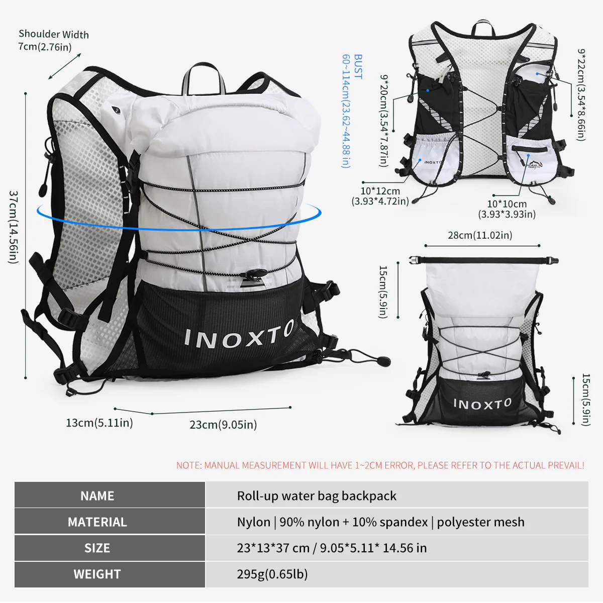 INOXTO  5L Hydration Running Vest - Image 3
