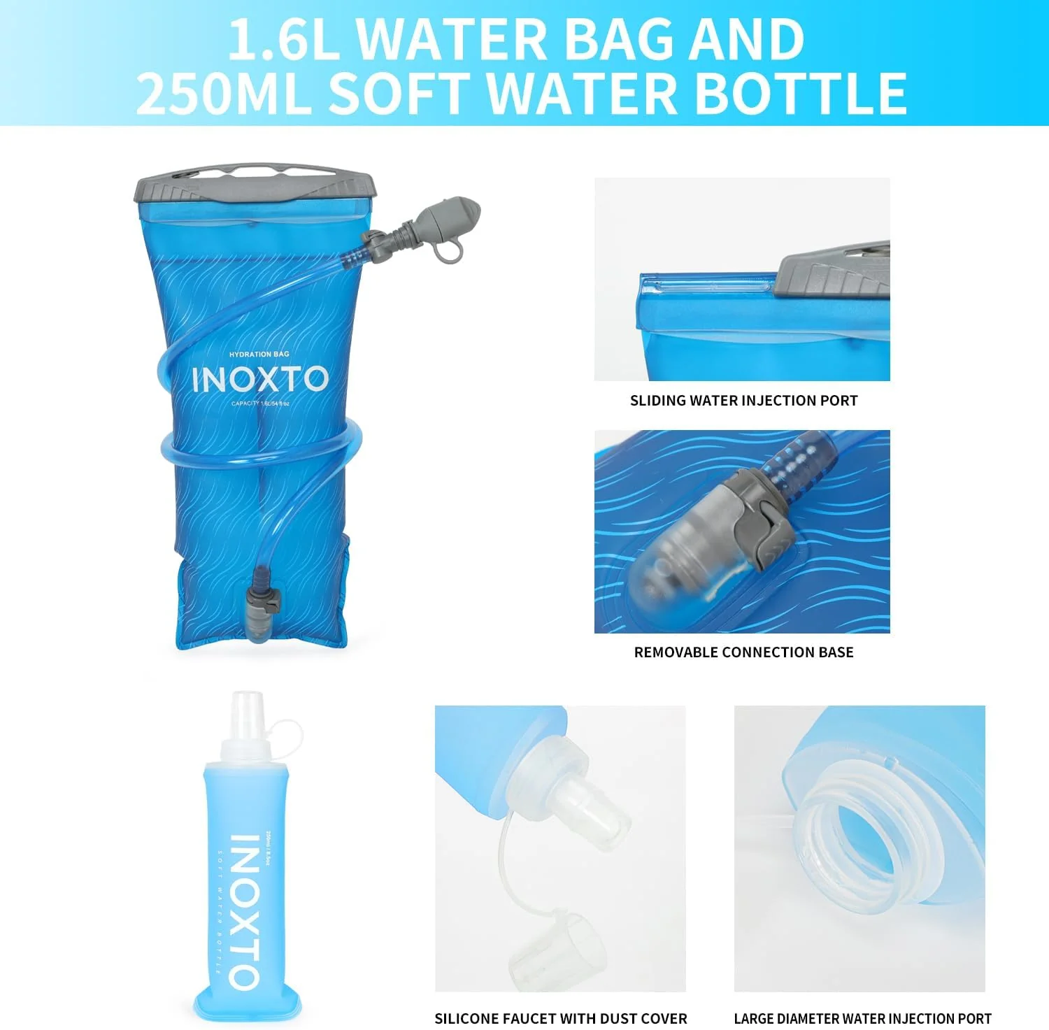 INOXTO Light Run 3.0 Pro Running Hydration Vest Set - Image 12